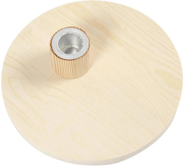 Productafbeelding Creativ Company Houten artikelkaarsenhouder Ø 16 cm 1 stuk (1,5 x 16 x 16 cm)