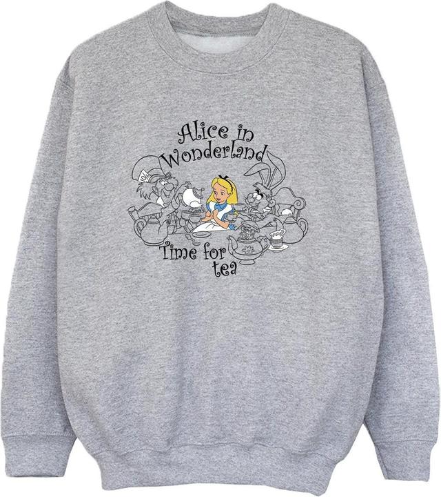 Produktbild Disney Alice In Wonderland Time For Tea Sweatshirt Jungen (116)