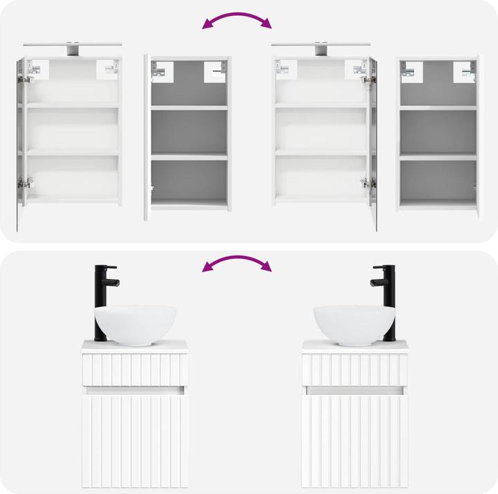 Produktbild vidaXL Badezimmer Aufbewahrungslösung