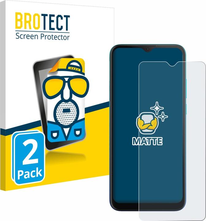Produktbild BROTECT Entspiegelungs-Schutzfolie Displayschutz Matt (2 Stück, Motorola Moto G8 Power Lite)