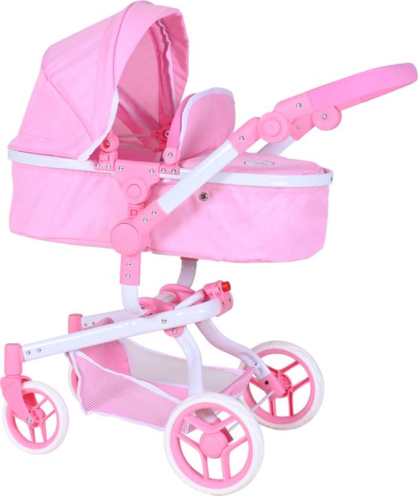 Immagine prodotto Knorrtoys Carrozzina per bambole Boonk - "Principessa Rosa Bianca".