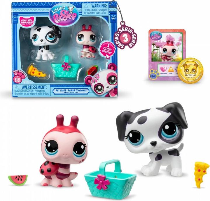 Produktbild Littlest Pet Shop Set mit 2 Figuren, Serie 3 Mix