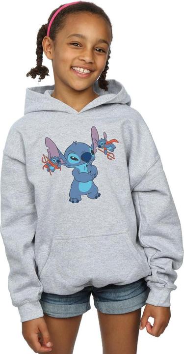 Immagine prodotto Disney Lilo And Stitch Little Devils Felpa con Cappuccio Ragazze (128)