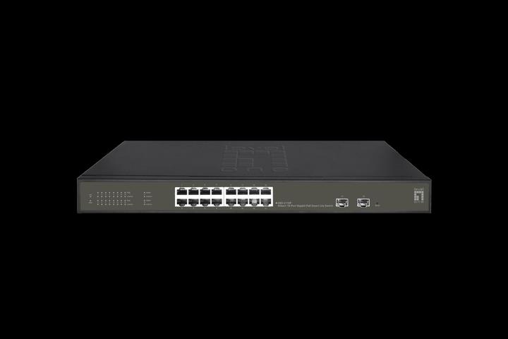Image du produit LevelOne Commutateur 16x GE GES-2118P 2xGSFP 16xPoE (18 Ports)
