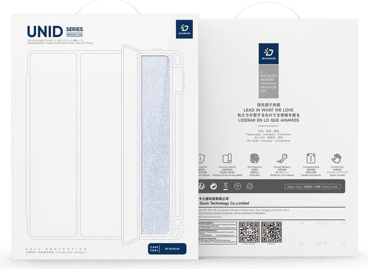 Immagine prodotto Dux Ducis Copertina per libri in pelle della serie Unid (Galaxy Tab S6 Lite (2022))