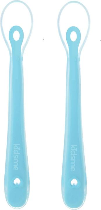 Productafbeelding Kidsme Siliconen lepel - Aquamarijn 2-pack (KIDS140308AQ)
