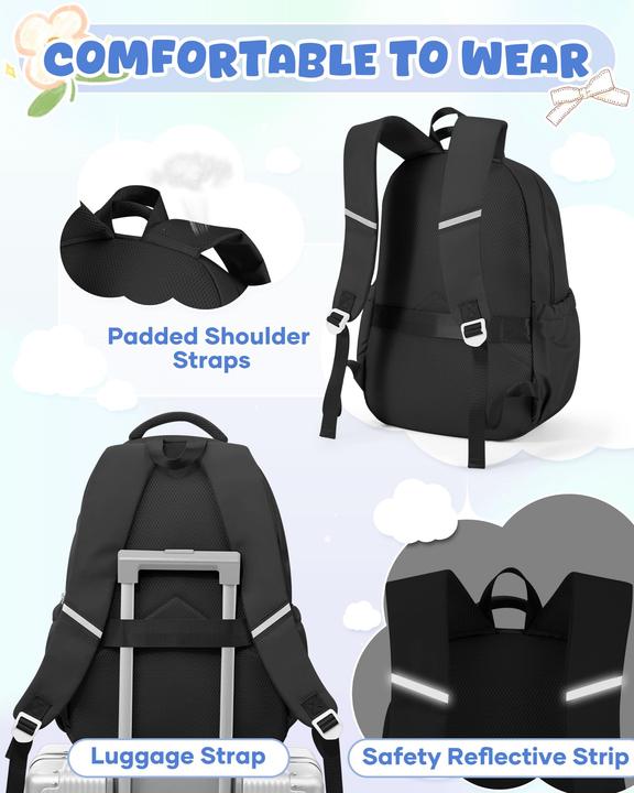 Produktbild Only-Bags.Store Leichter Schulrucksack Teenager, Rucksack Univcersity