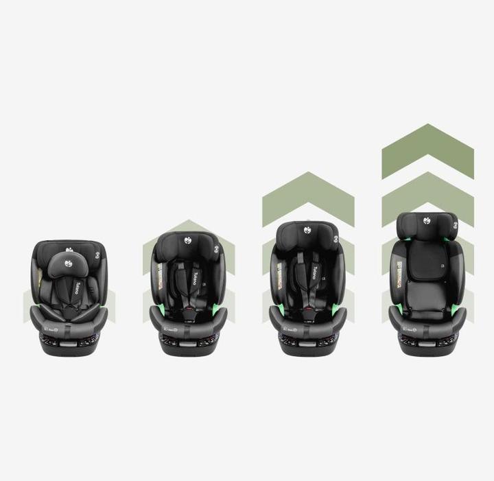 Productafbeelding Tulano Loom 35 Schwarz Grau Autositz (Kinderzitje)