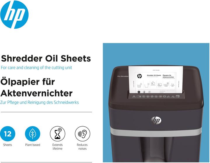 HP Oiled paper for document shredders