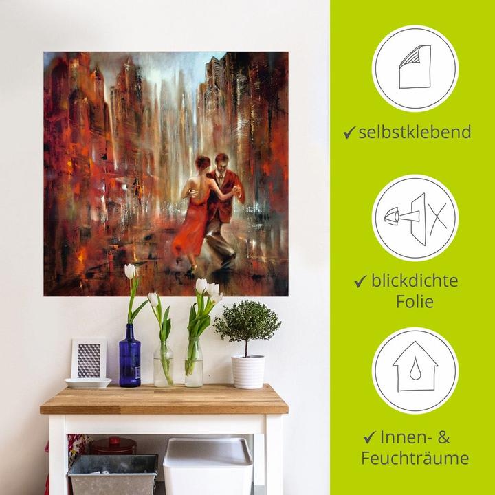 Actual product image Artland Canvas picture on canvas Tango Abstract T1XZ (30x30 cm)