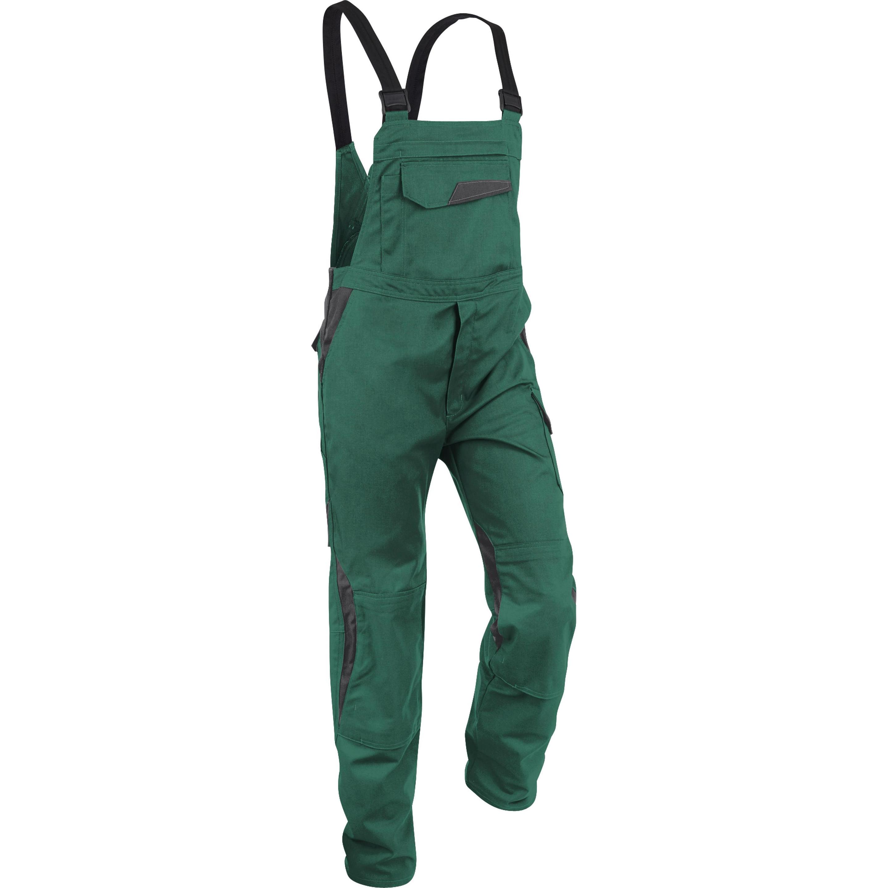 Kübler, Arbeitshose, Vita Cotton+ Latzhose Moosgrün/Anthrazit 50 (50)
