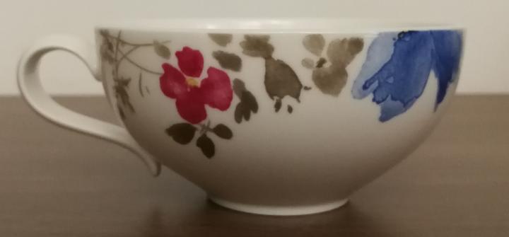 Actual product image Villeroy & Boch Mariefleur Gris Basic teacup 2pcs. (120 ml, 2x)