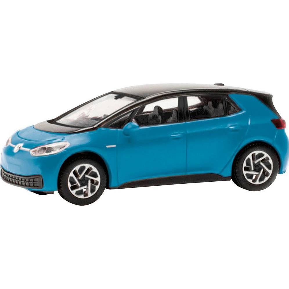Herpa 421126-002 H0 PKW Modell Volkswagen ID.3, solid ocean blue