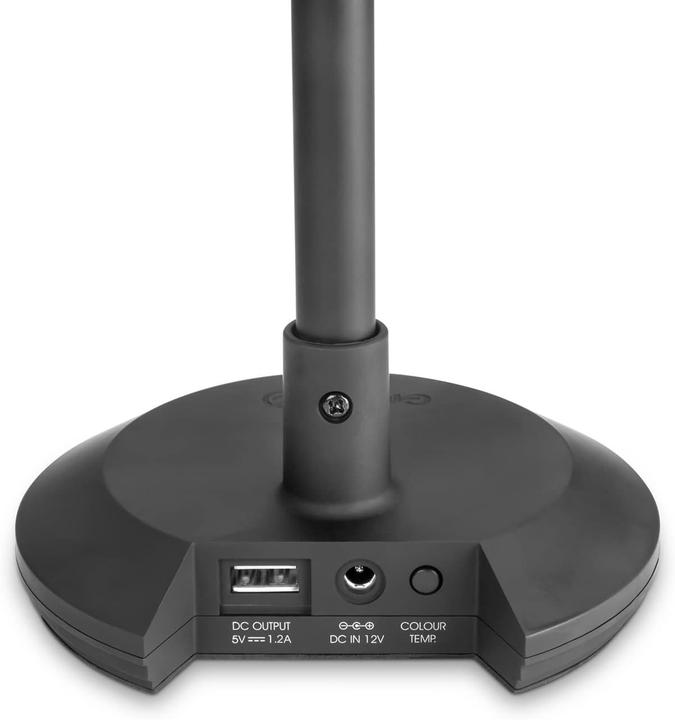 Actual product image Gravity LED PLT 2B LED table and piano lamp Dimmer and USB charge output