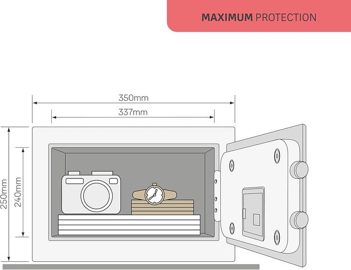 Actual product image Yale Safe (18.60 l)