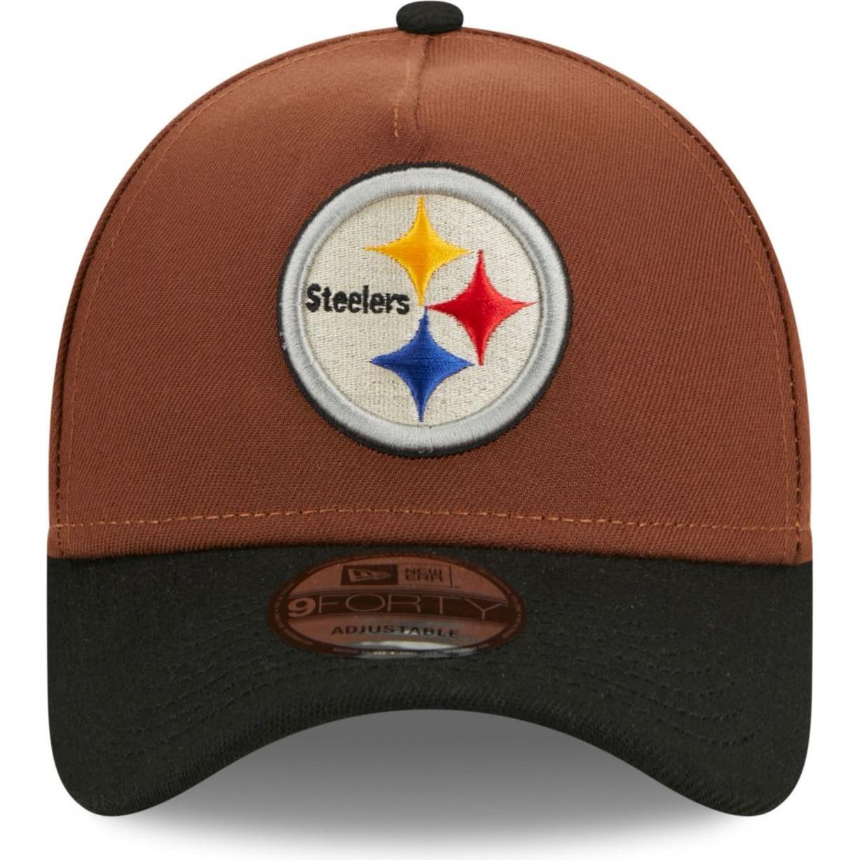 Thumbnail - New Era, Herren, Cap, 9Forty Trucker Sidepatch Pittsburgh Steelers, Braun