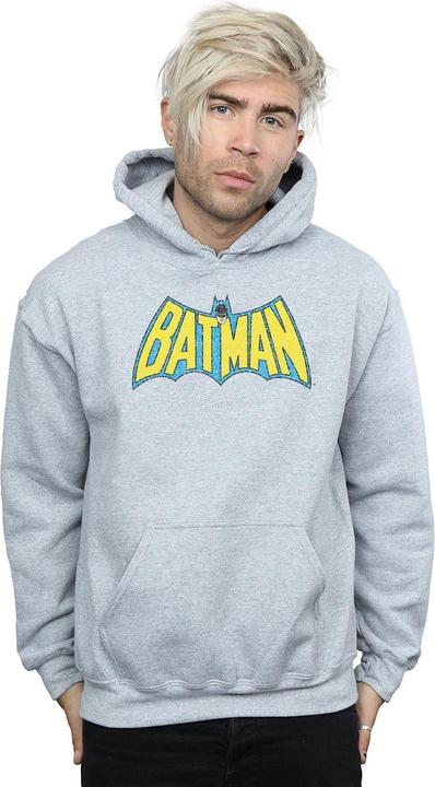 Actual product image Mens Batman Crackle Logo Hoodie (XL)