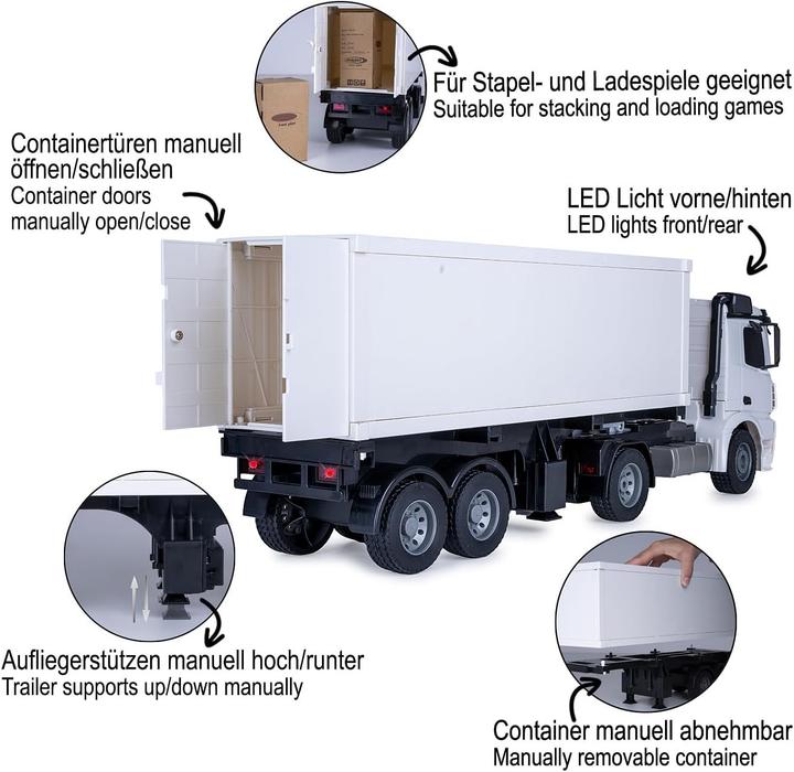 Actual product image Jamara Container truck Mercedes Benz Arocs