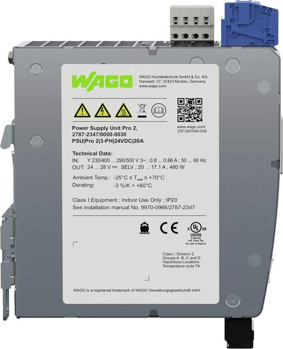 Actual product image Wago Power supply
