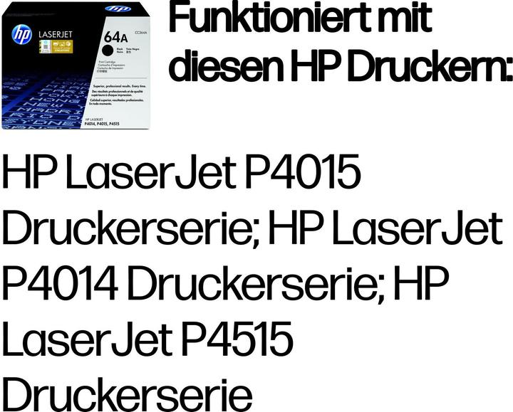 Label énergétique HP 64a (CF)