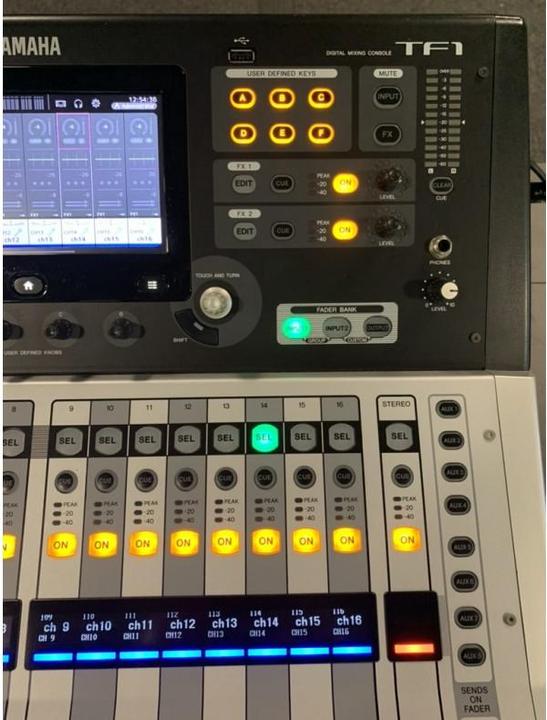 Actual product image Yamaha TF1 (Studio- and Livemixer)