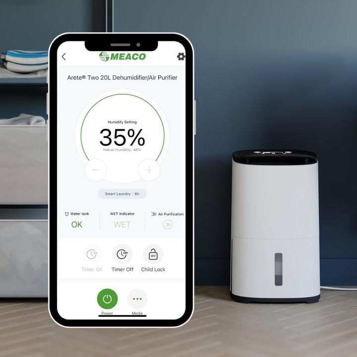 Produktbild Meaco MeacoDry Arete Two (50 m², 12 l/24h)