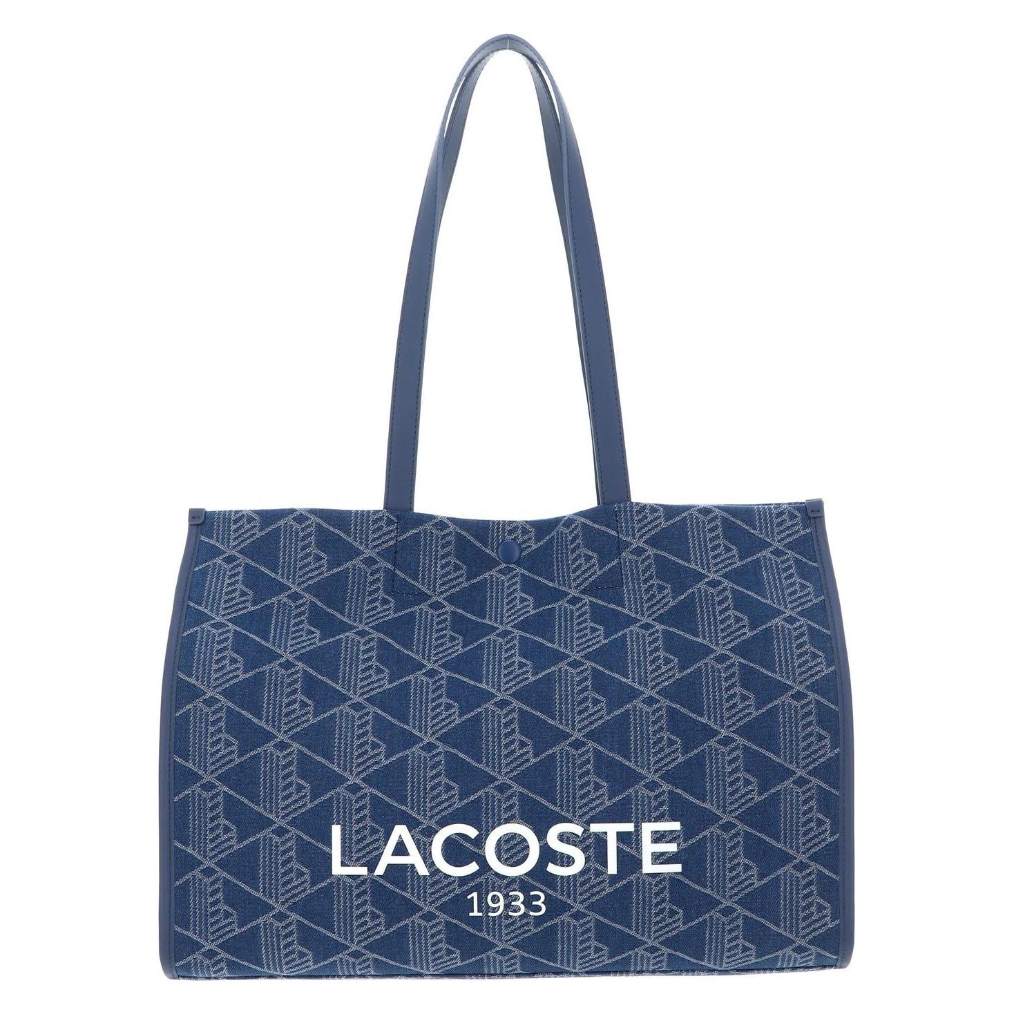 Lacoste, Damen, Handtasche, Shopping Bag, Blau