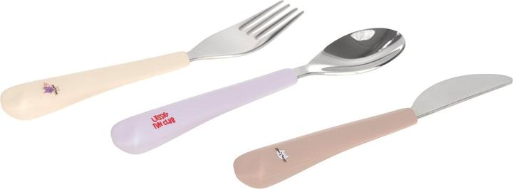 Productafbeelding Lässig Kinderbesteckset Tiny Team Cat 3-teilig, Lila