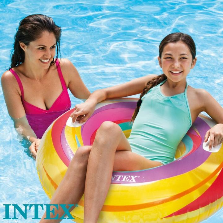 Produktbild Intex Aufblasbarer Donut-Schwimmhilfe Ø 91 cm 91 x 22 x 91 cm (24 Stück)