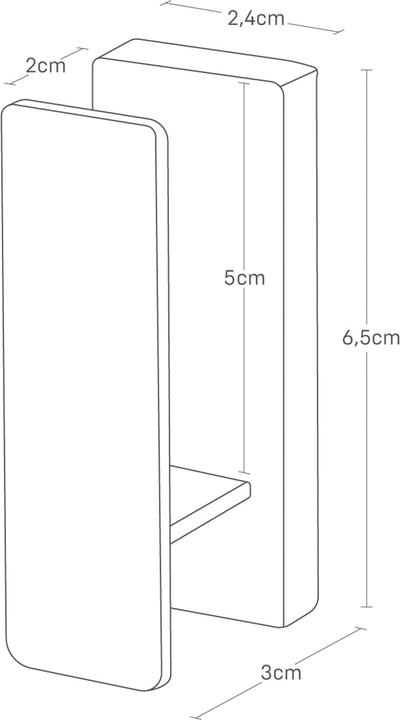 Actual product image Yamazaki Wall hooks (set of 3) TOWER