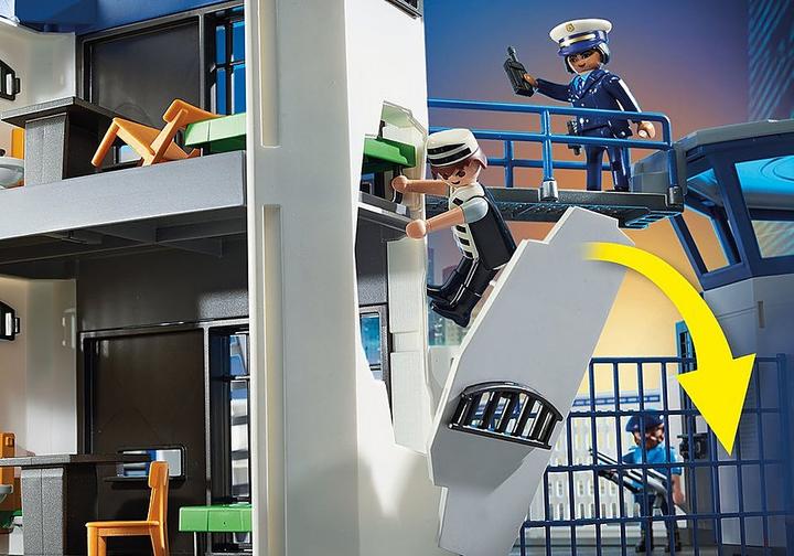 Immagine prodotto Playmobil Centro di comando della polizia internazionale con prigione (6872, Playmobil Città d'azione)