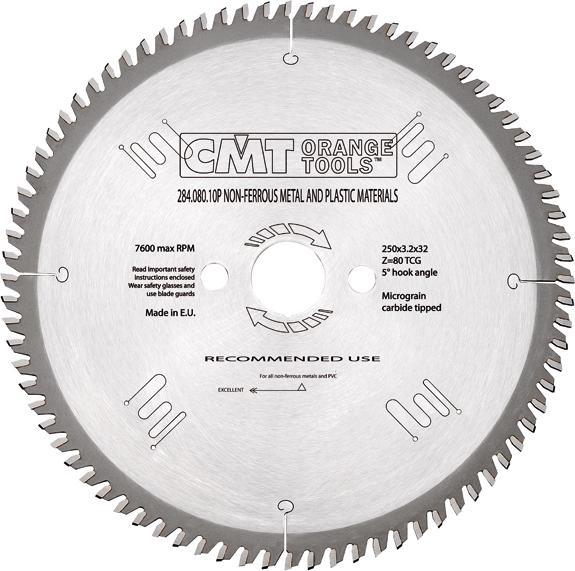Produktbild CMT 284.096.17P Sägeblatt für Nichteisenmetalle (Alu) positiv 420 x 32 x 96T