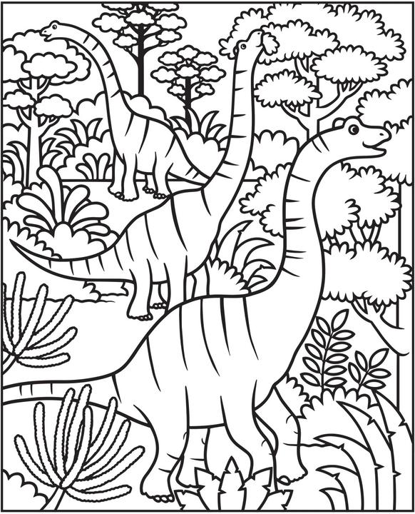 Produktbild Mein Farbenzauber-Malbuch: Dinosaurier