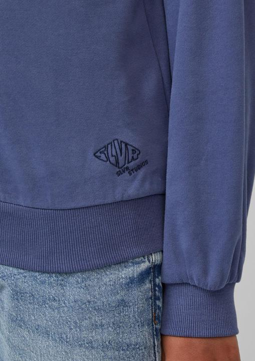 Produktbild s.Oliver Sweatshirt Sweatshirt mit Troyer-Kragen (146, 152)