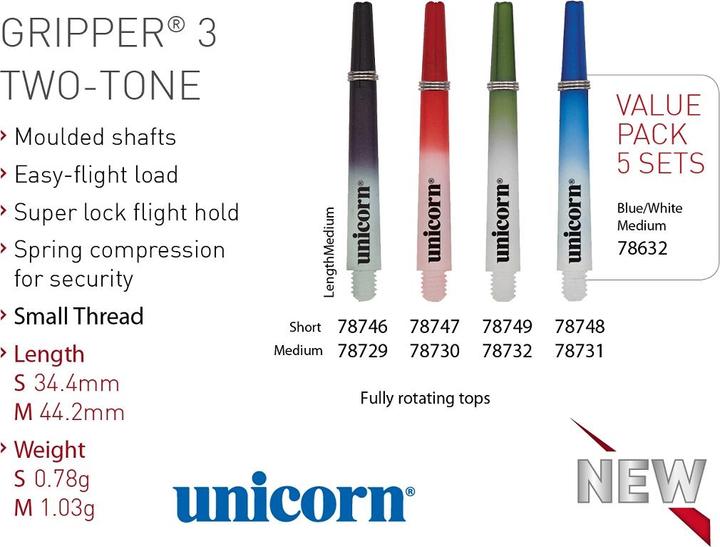 Unicorn Gripper 3 TWO-TONE Shaft (M (45 mm))
