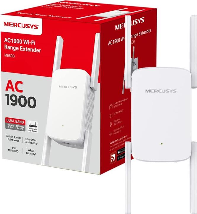 Immagine prodotto Mercusys Ripetitore ME50G Ripetitore ME50G (1300 Mbit/s, 600 Mbit/s)