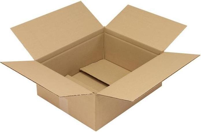 Actual product image Transpak Folding carton 1-wall dimensions 400x330x160mm quality 1.30 C brown brown (25x)