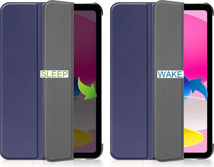 Produktbild Cover-Discount iPad 2025 / 2022 - Tri-fold Smart Leder Case (Apple iPad 2022 (10. Gen), Apple iPad 2025 (11. Gen))