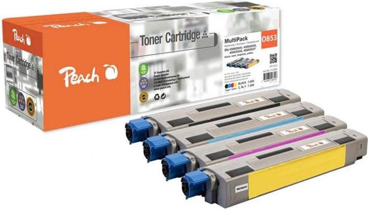 Image du produit Peach kompatibilní toner OKI MC 853 MultiPack, bk, c, m, y (C, CF, M, Y)