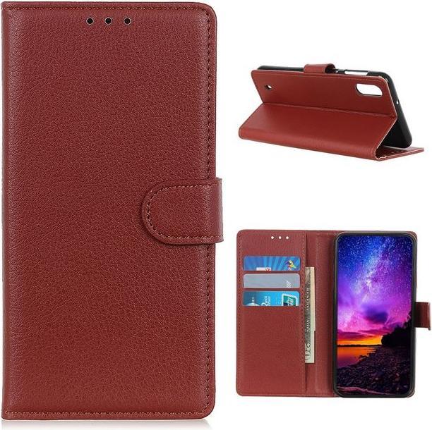 Produktbild MU Classic Litchi Leder Bookcover Series (Wiko Y81)