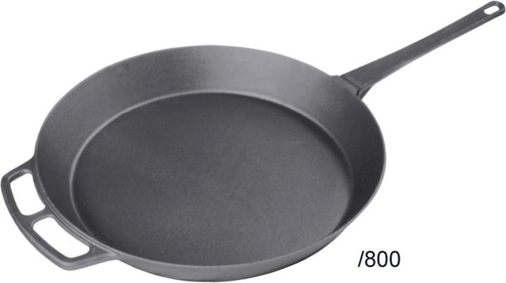 Immagine prodotto Contacto Padella gigante in ghisa con 2 manici sagomati e impugnatura (Padella per friggere)