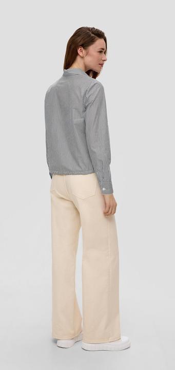 Produktbild s.Oliver Bluse Baumwollbluse mit Streifenmuster (44)