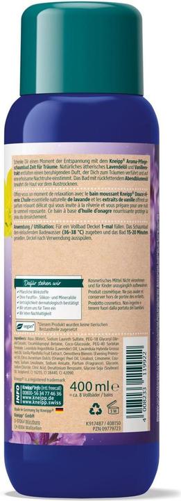 Produktbild Kneipp Zeit für Träume (400 ml, Badeöl, Schaumbad)