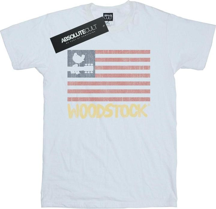 Image du produit Woodstock - T-shirt DISTRESSED FLAG - Homme (M)