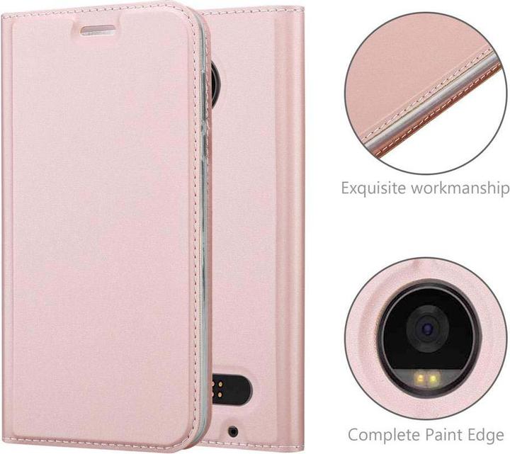Actual product image Cadorabo Book Classy Style Cover (Motorola Moto Z2)