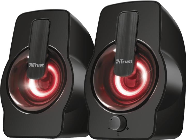 Actual product image Trust Speaker||Gemi RGB|PMPO 12 Watt|1xAudio-In|Black|22948