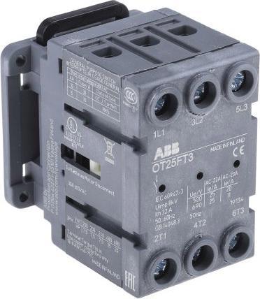 Actual product image ABB 3P Pole Panel Mount Isolator Switch - 25A Maxi