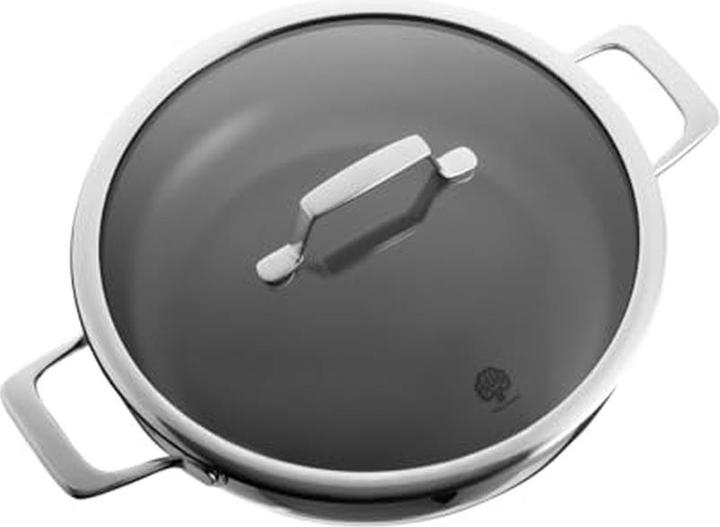 Immagine prodotto Schulte-Ufer Brasatura in padella Astral (28 cm, Pirofila + casseruola, Acciaio inossidabile)