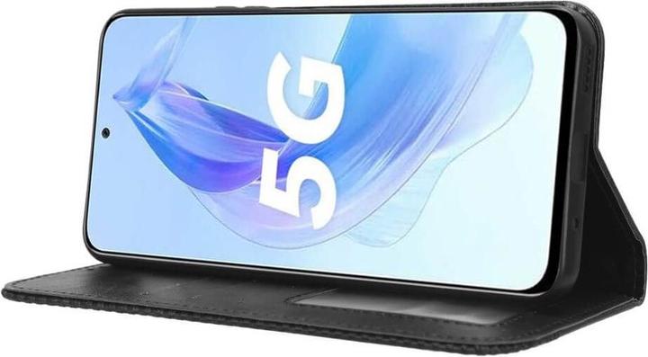 Produktbild Cover-Discount Honor 90 Lite - Vintage Flip Case Hülle schwarz (Honor 90 Lite)