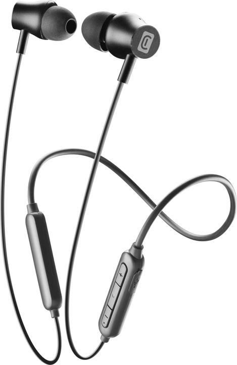 Actual product image Cellularline GEM Stereo Bluetooth headset with microphone and remote control Black (6 h, Wireless)